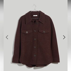 Madewell Boiled Wool Shirt-Jacket in a M - brand new!